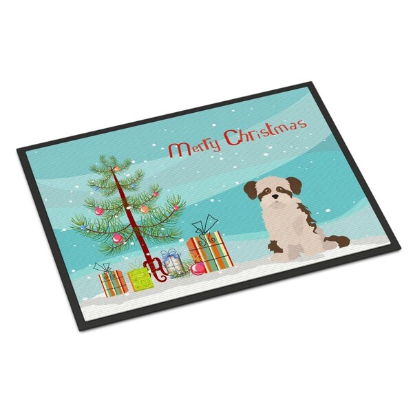 Carolines Treasures 18 x 27 in. Shi Chi No.3 Christmas Tree Indoor or Outdoor Mat CK3890MAT - main